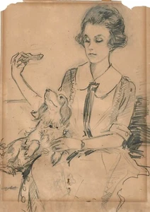 Atlanta, Ga Original Pencil drawing by Edgar Whelan from R Coggins Collection - Picture 1 of 2