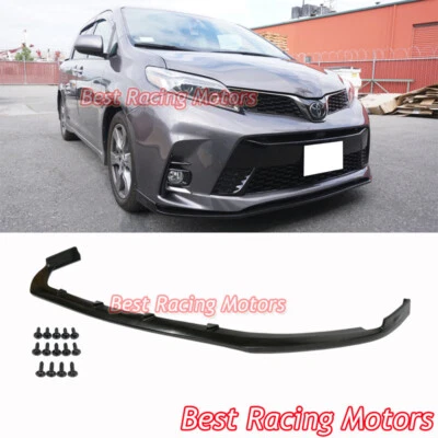 Labio de parachoques delantero (uretano) estilo Toyota Sienna LT 2018-2020 Foto 1 de 3