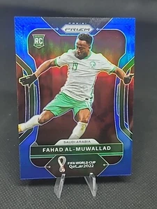 2022 Prizm FIFA World Cup Qatar Fahad Al-Muwallad Blue Rookie SP 118/199 MINT - Picture 1 of 3