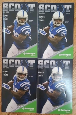 Indianapolis Colts Scout Gameday Program 8/22/16 VS Chicago Bears MIKE ADAMS LOT - Image 1 of 2