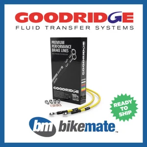 Braided Brake Line Yellow Front for SUZUKI RM 250 2003 2004 2005 - Bild 1 von 2