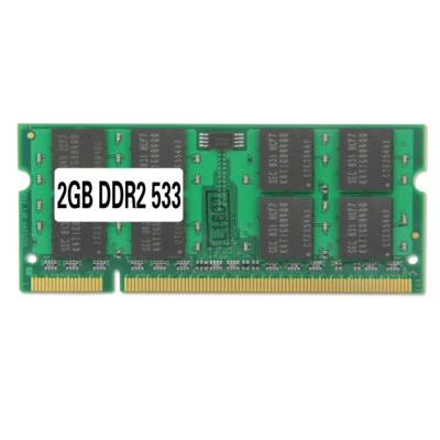 Laptop Memory Ram SODIMM PC2-4200 DDR2 533MHz 200PIN 2GB/PC2 4200 DDR 2 533 MHz - Image 1 of 4