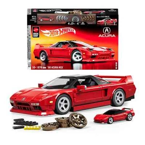 Mattel Brick Shop Hot Wheels '90 Acura NSX set di costruzioni NUOVO IMBALLO ORIGINALE *preordine* - Foto 1 di 6