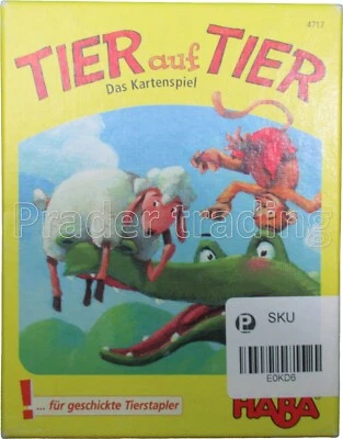 Tier auf Tier das Kartenspiel HABA 4717 -  guter Zustand - inkl. Rechnung - Bild 1 von 2