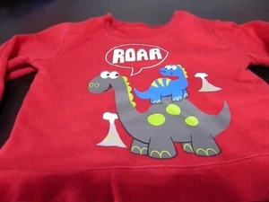 RED 18 MONTH GARANIMALS DINOSAURS LONG SLEEVE SHIRT - Picture 1 of 1