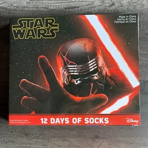 Star Wars 12 Days Of Socks Boys Size 10-4 - Picture 1 of 4
