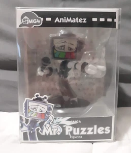 2025 Glitch Productions SMG4 Mr. Puzzles Animatez Figurine - Picture 1 of 5