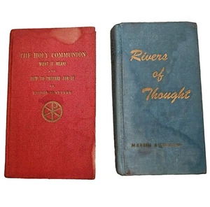 Antique Literature '42 Episcopalian Guide & '60 Author Signed Rivers Of Thought - Picture 1 of 16