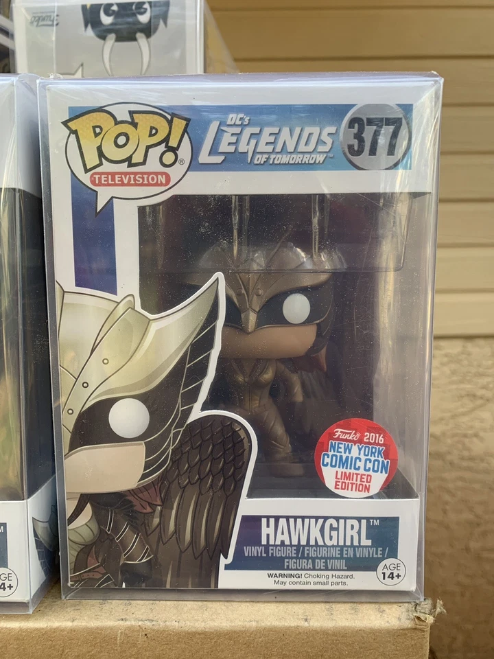 Funko Pop! Hawkgirl New York Comic Con DC League Of Legends CW *NEW *Protector - Image 1 of 1