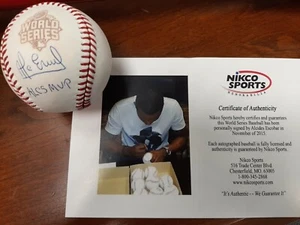Alcides Escobar KC Royals Autographed/Inscribed Baseball - Picture 1 of 2