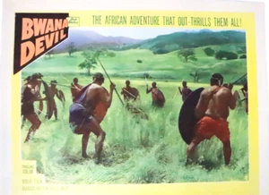 Bwana Devil - 1954 3D Film - Original Lobby Card - 14" x 11" - #54 / 81 - Bild 1 von 2