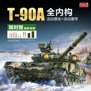 Amusing 35A050 1/35 T-90A MAIN BATTLE TANK Model Kit - Picture 1 of 6