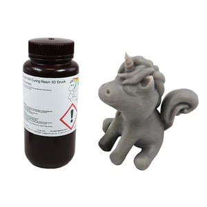 3D Drucker Resin LCD UV-härtendes Harz 0,5 kg Photoharz grau (49,90 EUR/kg) - Bild 1 von 3
