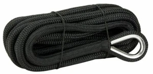 Ankerleine mit Niro Kausch Bootsseil Tauwerk Festmacher Seil Polyester schwarz - Bild 1 von 1