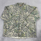 VINTAGE Brush Country Camouflage Shirt Mens 3XL L/S Button Outdoor Hunting Green