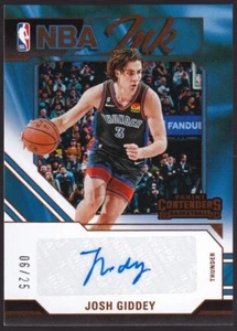 2023-24 Panini Contenders NBA tinta autógrafo bronce Josh Giddey #NI-JGO 25/06 - Imagen 1 de 2