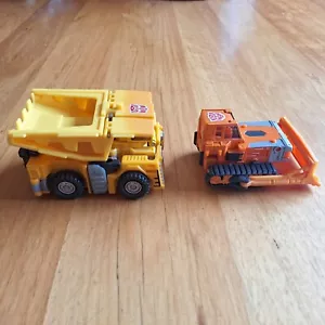 2 X Transformers RID 2001 Landfill Hasbro Robots in Disguise Build Team - Picture 1 of 5