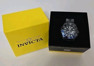 Invicta 43mm Herrenuhr Pro Diver Quarz schwarzes Ziffernblatt Edelstahlarmband 44713 - Bild 1 von 10