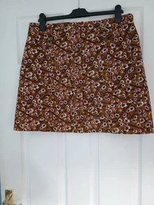Joe Brown's Floral Lined A Line Skirt Size 12 Great Condition - Picture 1 of 4