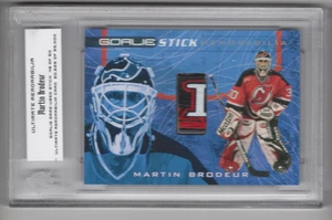 2000-01 ITG Be A Player Ultimate Memorabilia Goalie Stick Martin Brodeur 48/50 - Picture 1 of 2
