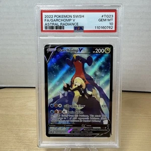Garchomp V TG23/TG30: Astral Radiance Trainer Gallery Holo PSA 10 - Bild 1 von 3