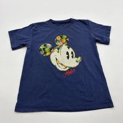 Camiseta Disney Junior Mickey Jóvenes Niños Talla 4Y Azul Estampado Gráfico Logo .#38258 Foto 1 de 4