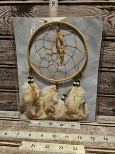 St Joseph's Indische Schule Traumfänger Perlen & Federn 9 Zoll lang Lakota Sioux - Bild 1 von 8