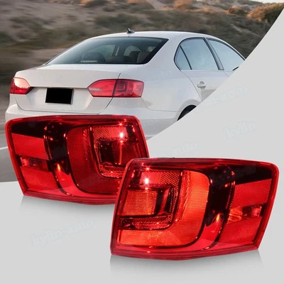 For VW Jetta 2011-2014 US Sedan Pair LH&RH Halogen Rear Bumper Tail Light Lamp Foto 1 de 4