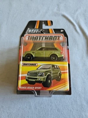 2017 Best Of Matchbox RANGE ROVER SPORT Green GREAT CARD  - Image 1 of 4