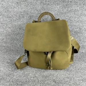 Mochila Convertible Athleta Revive Verde Oliva Con Mango Tejido Ligera - Imagen 1 de 10