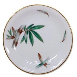 Noritake Canton 5027 Coupe Cereal Bowl 6 1/4” Bamboo Gold Trim Japan vintage - Picture 1 of 3