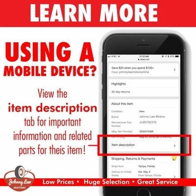 Repuesto antena alimentación cromada AM FM 12V 1965-73 Ford Mustang Mach1 GT350 500 Foto 1 de 4