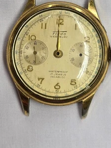 Reloj Hombre Fludo Westbury Impermeable 17 Joyas Incabloc 36mm (LEER) No Funciona - Imagen 1 de 15