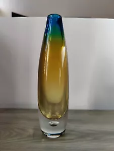 Kosta Antique Glass Vase with Bubble Sweden Design - Picture 1 of 6