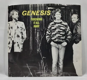 Genesis - Throwing It All Away [1986 AR Pressing] [Used Vinyl Record 7" Single] - Picture 1 of 4