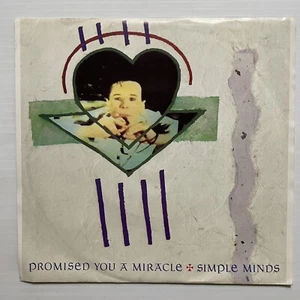 Simple Minds Promised You A Miracle Vinyl Record 7” 45 RPM VS 488 Virgin 1981 - Picture 1 of 24