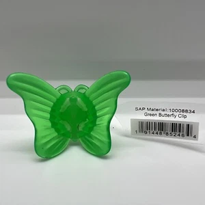 NEW Crocs Elevated Butterfly Clips Green Jibbitz Charms - Picture 1 of 3
