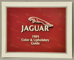 Jaguar 1989 Color & Upholstery Guide, tri fold design - Picture 1 of 3