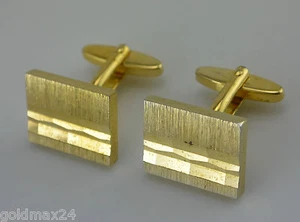 Manschettenknöpfe - vergoldet- ca. 20,0 x 15,0 mm - Picture 1 of 3
