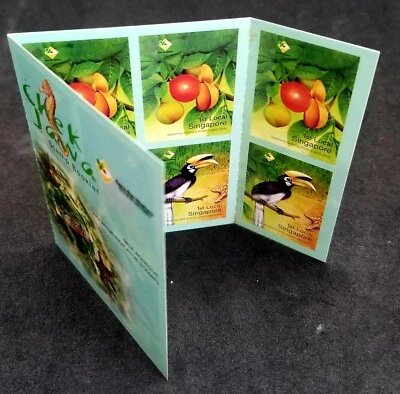 *ENVÍO GRATUITO Singapur Chek Jawa 2004 Fruit Hornbill Bird (folleto) MNH *ver escaneo Foto 1 de 4