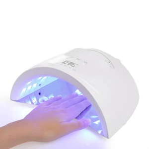 48W LED UV Cordless Nail Lamp Rechargeable Nail Gel Dryer MachineToenails Tools - Picture 1 of 10