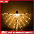 LED Lights Belly Dance Isis Wing Performance Clothing with Sticks (Yellow Adult)