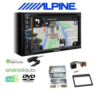 Alpine Autoradio Apple CarPlay Android für Porsche Boxster 1996-2004 schwarz - Bild 1 von 4
