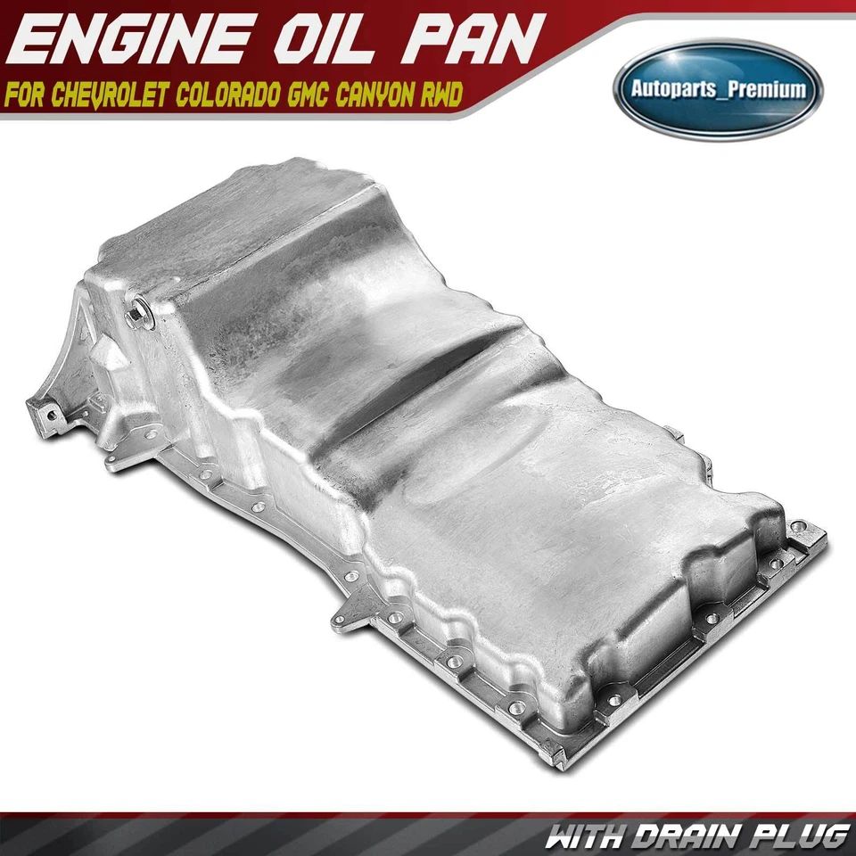 Pan de aceite del motor para Chevrolet Colorado 2004-2012 GMC Canyon 04-12 3,5 L 3,7 L tracción trasera Foto 1 de 4