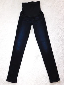 ADRIANO GOLDSCHMIED ag ― Size 27 ― Maternity Stevie Skinny Leg Denim Jeans #CQ12 - Picture 1 of 5