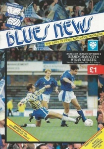Birmingham City (Promoted) v Wigan Athletic Division Three 19th Oct 1991 - Picture 1 of 10