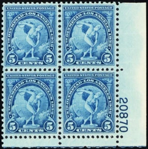719, Mint NH 5¢ Superb Plate Block of Four * Stuart Katz - Picture 1 of 1