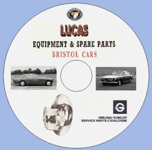 BRISTOL CARS LUCAS / LISTE RICAMBI GIRLING E MANUALI DI SERVIZIO  - Foto 1 di 4