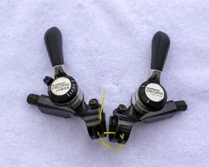 Shimano Deore Thumb Shifters 6 Speed SIS SL-MT60 - Picture 1 of 6