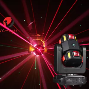 Dmx Disco Beam Laser Moving Head Light Hot Wheel Rotate RG Laser Stage Light - Picture 1 of 13